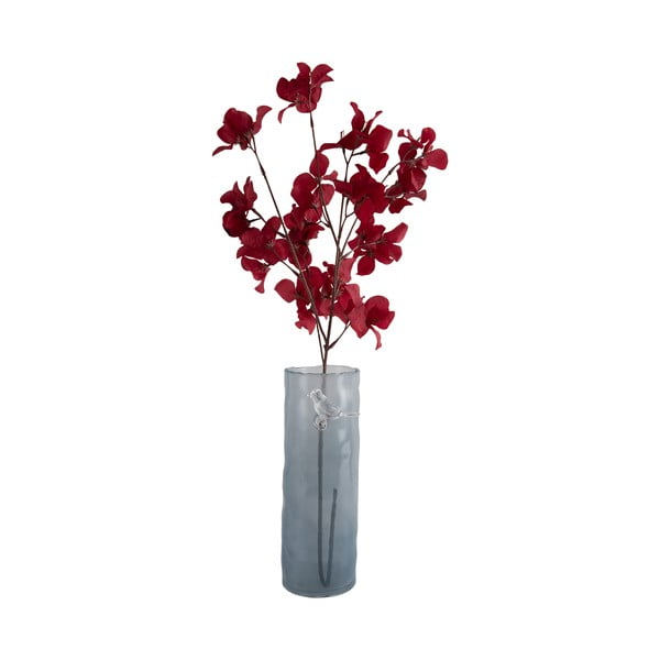 Zila stikla vāze (augstums 27 cm) Bird On Branch – PT LIVING-image-3