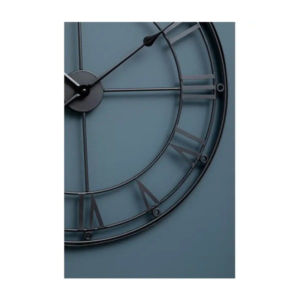 Matēts melns sienas pulkstenis Premier Housewares, ⌀ 59 cm-image-2