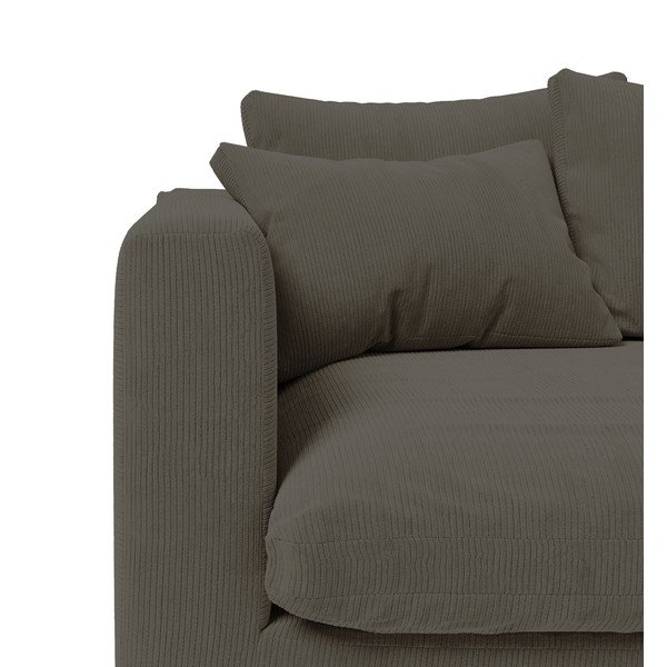 Tumši pelēks velveta dīvāns 220 cm Comfy – Scandic-image-3