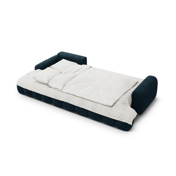 Zaļganzils samta salokāms/ar uzglabāšanas vietu stūra dīvāns (ar kreiso stūri/ar zvilni) Linz – Cosmopolitan Design-image-4