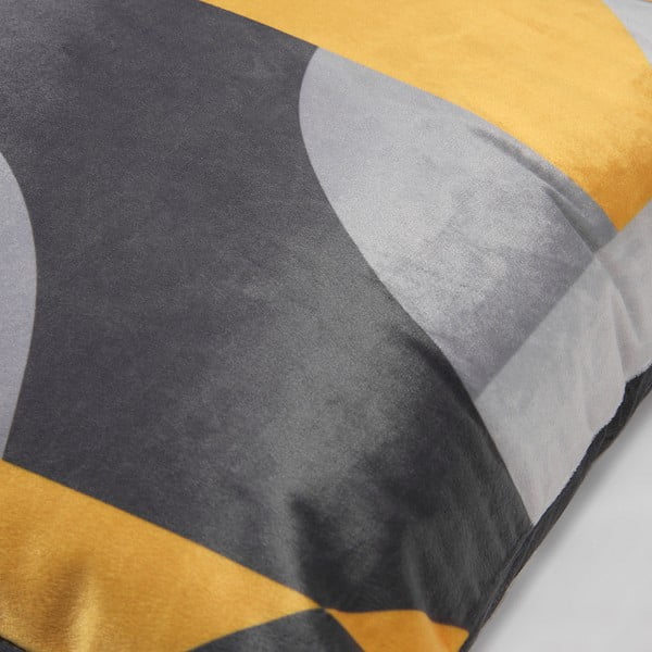 Pelēks un dzeltens spilvendrāna uzvalks La Forma Rise, 45 x 45 cm-image-1
