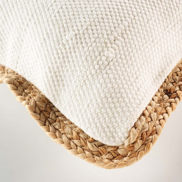 Dekoratīvais spilvens no džutas maisījuma 45x45 cm Akina – douceur d'intérieur-image-1