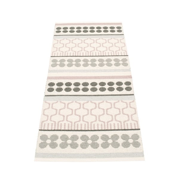 Gaiši rozā/pelēks iekštelpu un āra celiņa paklājs 70x180 cm Asta Pale Rose – Pappelina-image-1