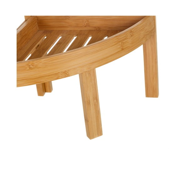 Trīs līmeņu bambusa stūra statīvs Casa Selección Bamboo-image-3