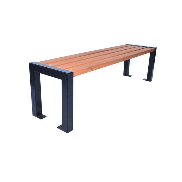 Brūns masīvkoka dārza sols – Rojaplast-image-2