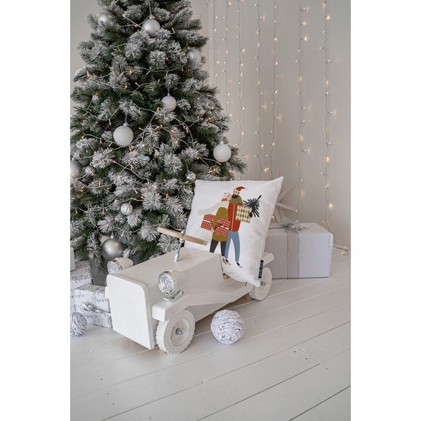 Spilvendrāna ar Ziemassvētku motīvu 45x45 cm Christmas Couple – Butter Kings-image-2