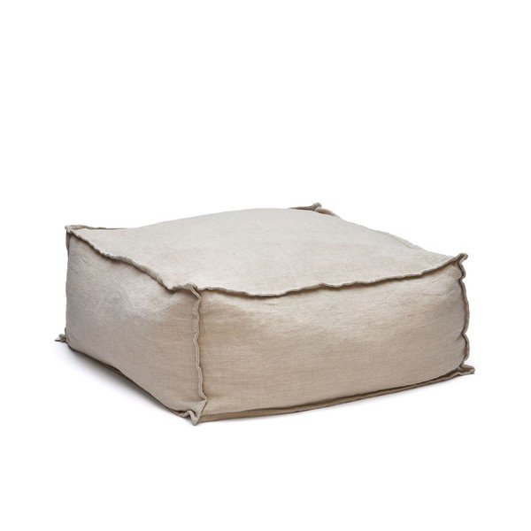 Bēšs lina sēžammaiss Forallac – Kave Home