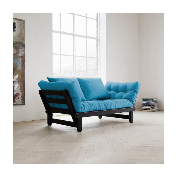 Dīvāns gulta Karup Beat Black/Horizon Blue