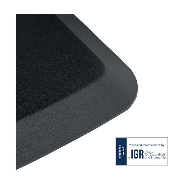 Melns pretnoguruma paklājs stāvošam darbam ERGO Cosy – Leitz-image-3