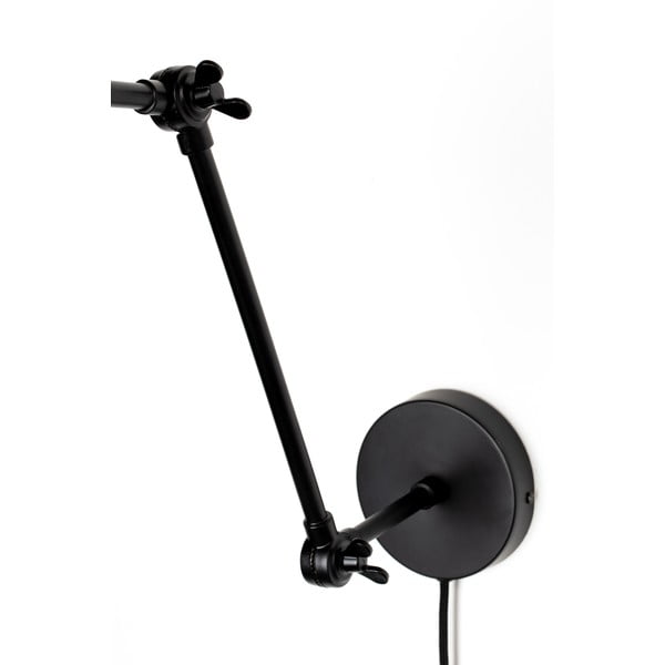 Melna sienas lampa Xavi – White Label-image-4