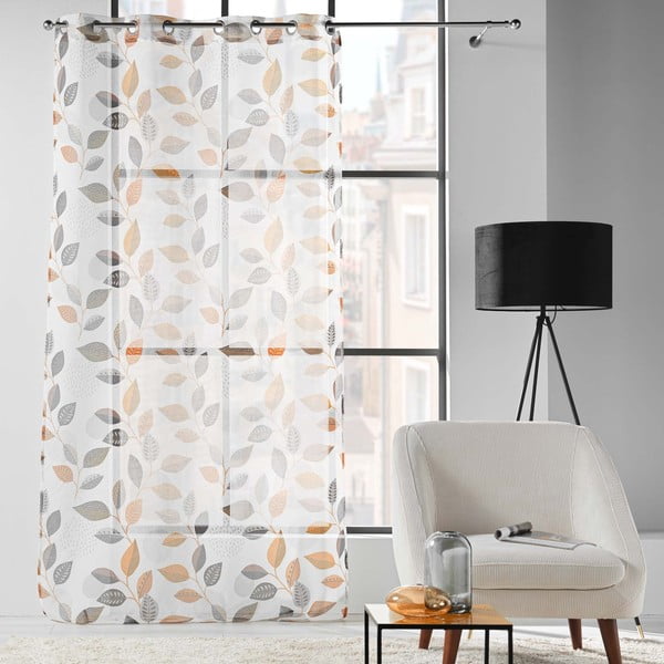 Balts dienas aizkars 140x280 cm Vahine – douceur d'intérieur-image-2