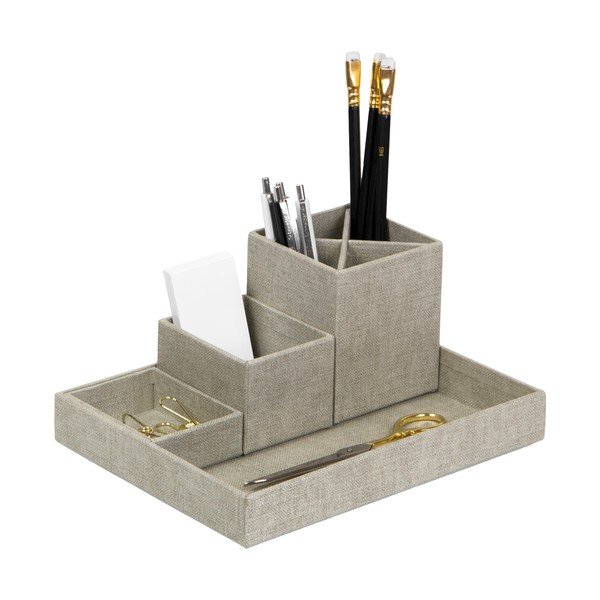 Bēss rakstāmgalda organizators ar 4 nodalījumiem Bigso Box Of Sweden Lena-image-2