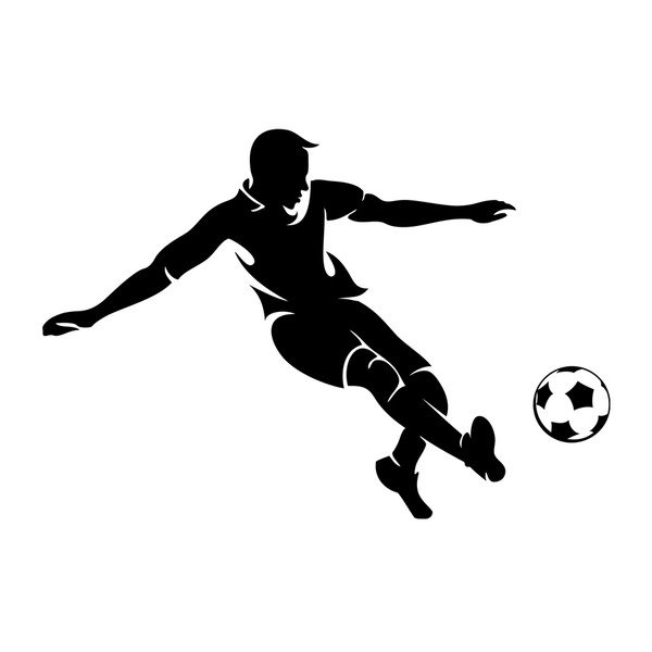 Ambiance Futbola spēlētājs uzlīme-image-2