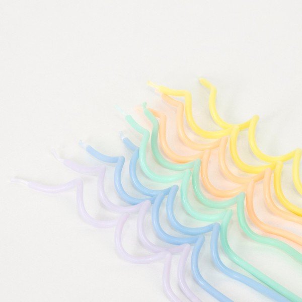 Sveces tortei (20 gab.) Swirly – Meri Meri-image-2