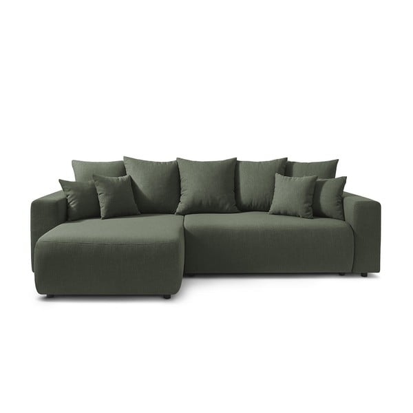 Zaļš izvelkamais dīvāns Bobochic Paris Envy