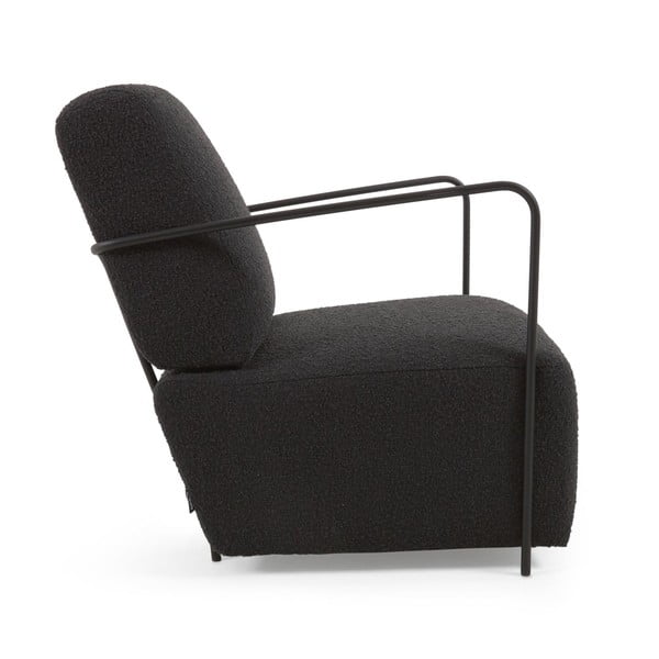 Melns krēsls Gamer – Kave Home-image-2