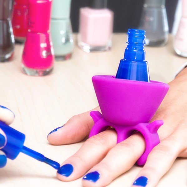 Violets nagu lakas turētājs InnovaGoods Mājas nagu salons-image-1
