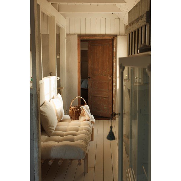 Bēšs lina dīvāns 200 cm Pace – Karup Design-image-1