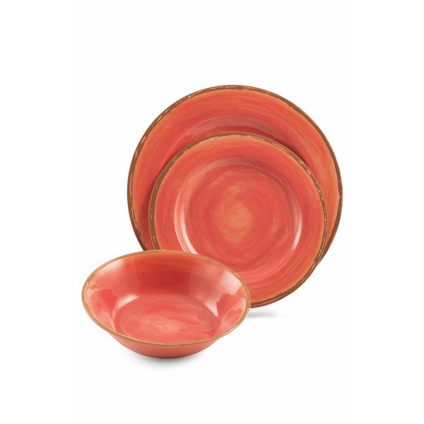 Villa d'Este Lucia 18 gabalu krāsaino trauku komplekts-image-3