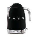 Melna nerūsējošā tērauda elektriskā tējkanna 1,7 l Retro Style – SMEG