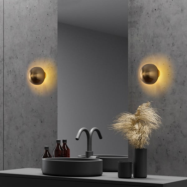 Bronzas krāsas sienas lampa ø 16 cm Fungal – Opviq lights-image-3