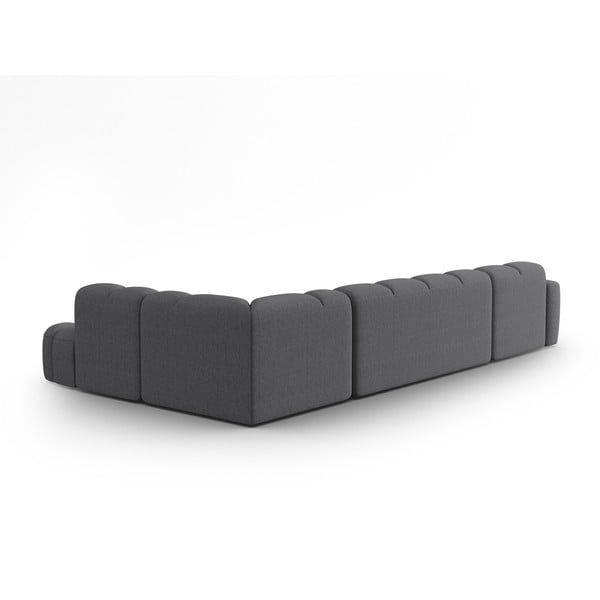 Pelēks stūra dīvāns Lisa – Micadoni Home-image-4