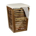 Tumša dabīga toņa koka veļas grozs 55 l Fondi – Wenko