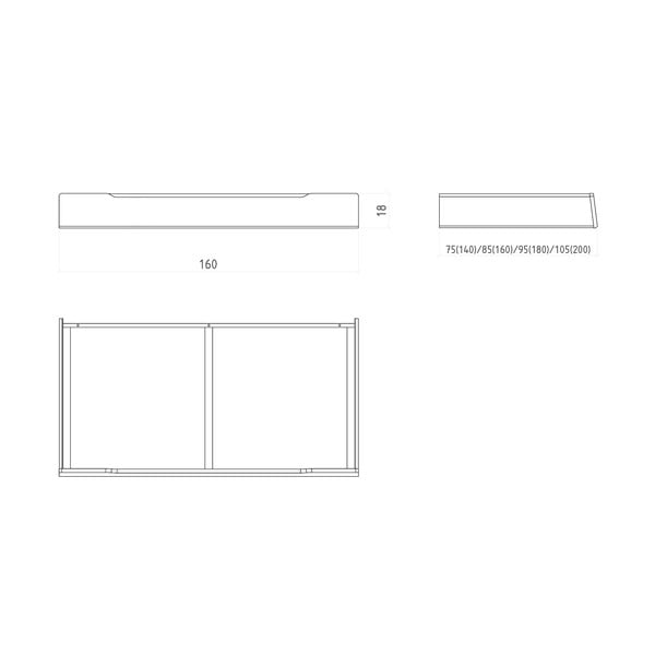 Dabīga toņa atvilktne zem gultas Twig – The Beds-image-4