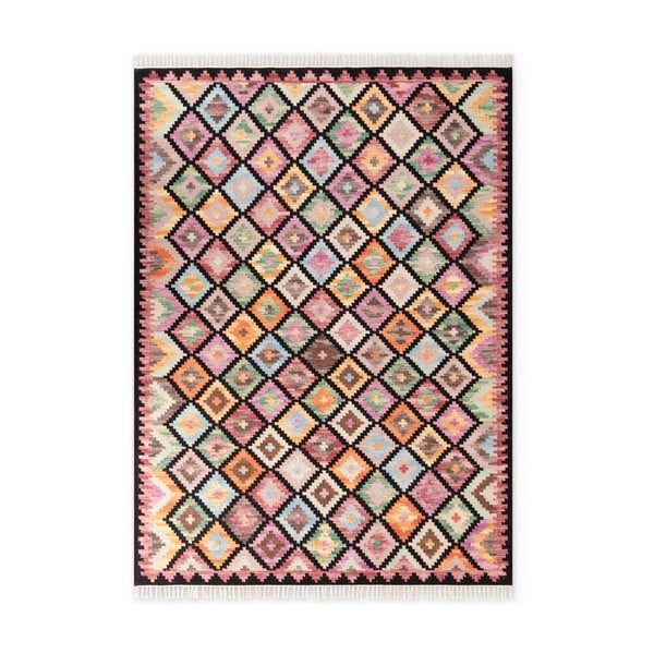 Divpusējs/ar rokām darināts vilnas paklājs 200x290 cm Kamal Zara – Nouristan