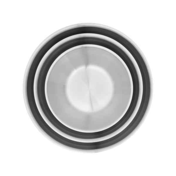 Sudraba krāsas nerūsējošā tērauda bļodas (3 gab.) ø 25,5 cm Lucca 3.0 – FABINI-image-4