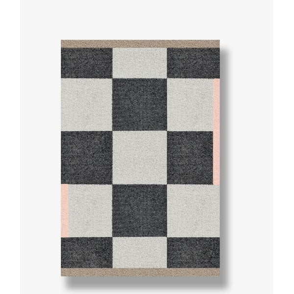 Melnbalts mazgājams paklājs 55x80 cm Square – Mette Ditmer Denmark