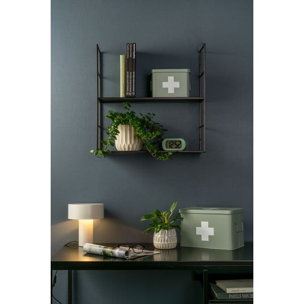 Piparmētru zaļa metāla aptieciņas kaste PT LIVING Medicine, platums 21,5 cm-image-1