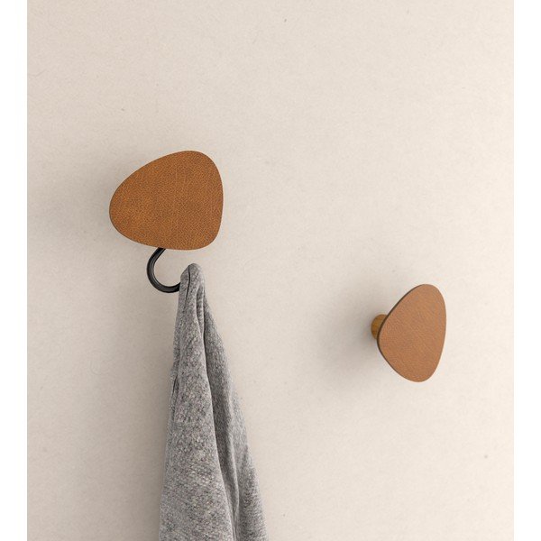 Konjakbrūns tērauda sienas āķis Dot L Bull – LIND DNA-image-1