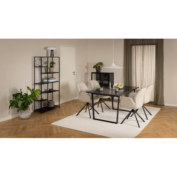 Krēmkrāsas polsterēts ēdamistabas krēsls Aura – Actona-image-2