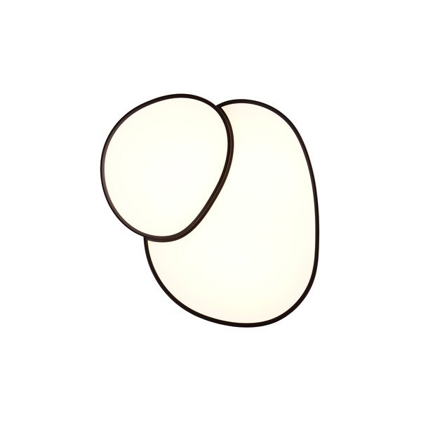 Melna LED griestu lampa 63.5x77 cm Rise – Trio-image-1