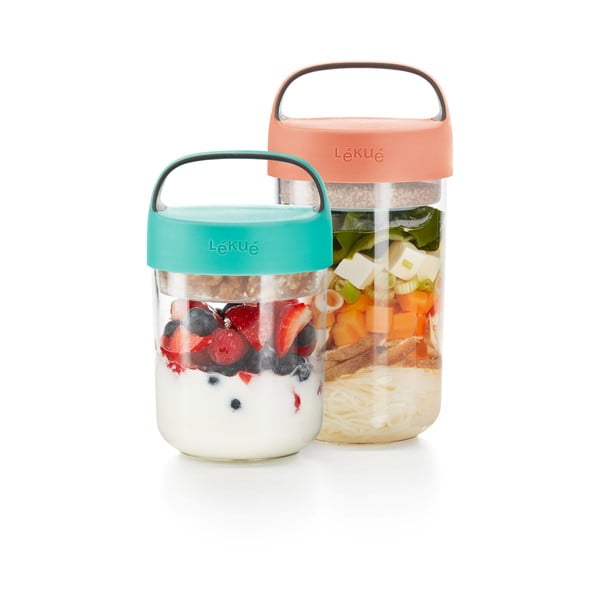 Zupas burka ar oranžu vāku Lékué To Go, 600 ml-image-3