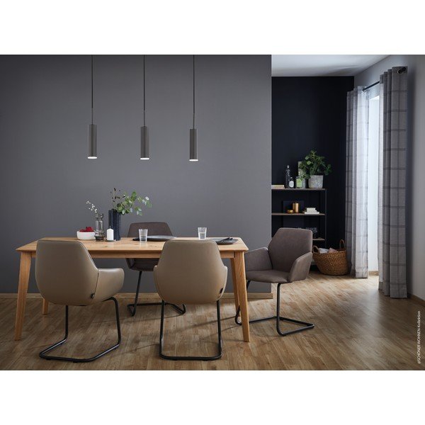 Melna LED piekaramā lampa ar regulējamu spilgtumu Stina – Fischer & Honsel-image-4