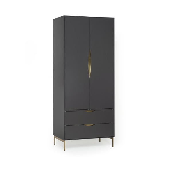 Pelēks drēbju skapis Woodman Kobe-image-3