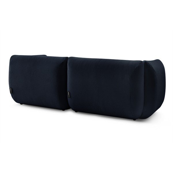 Tumši zils velveta dīvāns 260 cm Lecomte – Bobochic Paris-image-4