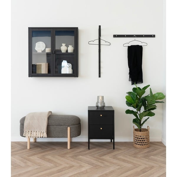 Melns metāla naktsskapītis Dalby – House Nordic-image-1