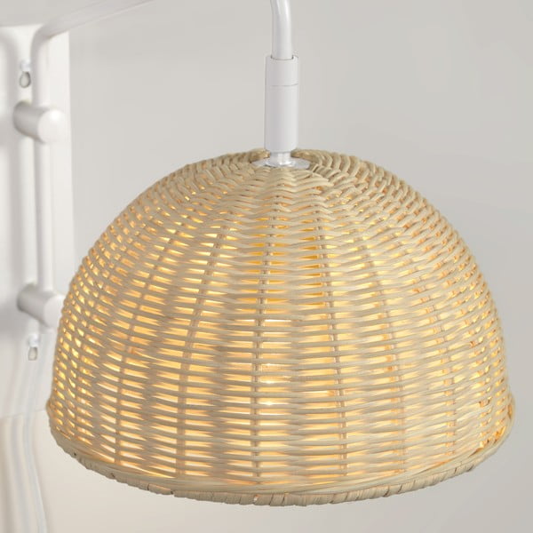 Dabīga toņa rotangpalmas sienas lampa ø 23 cm Damila – Kave Home-image-1