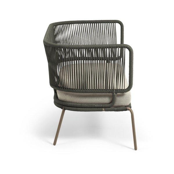 Zaļš dārza dīvāns ar tērauda konstrukciju Kave Home Nadin-image-2