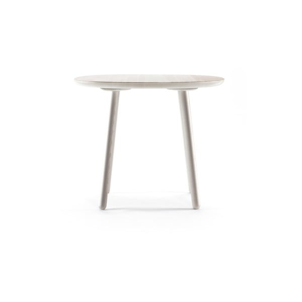 Pelēks masīvkoka ēdamgalds EMKO Naïve, ⌀ 90 cm-image-2