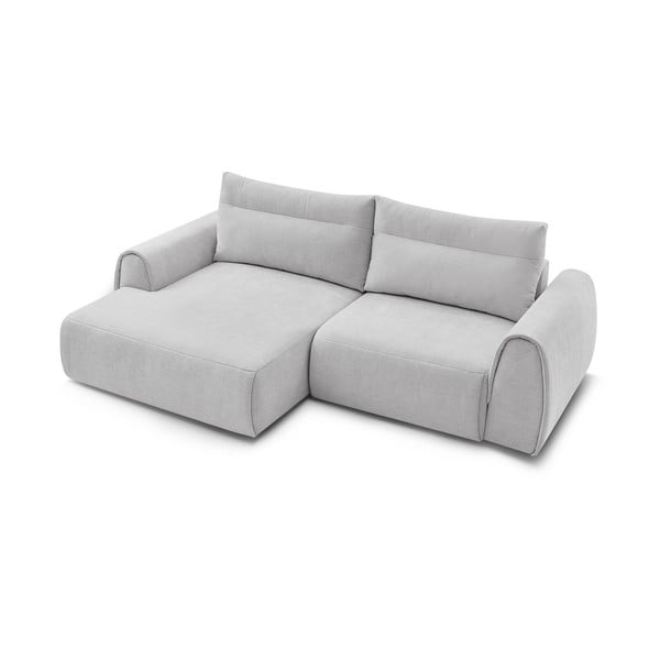 Gaiši pelēks stūra dīvāns Aden – Bobochic Paris-image-3