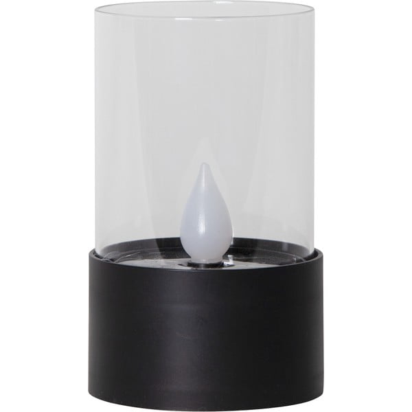 Melns āra LED gaismas dekors Star Trading Puloun, augstums 13,5 cm-image-2