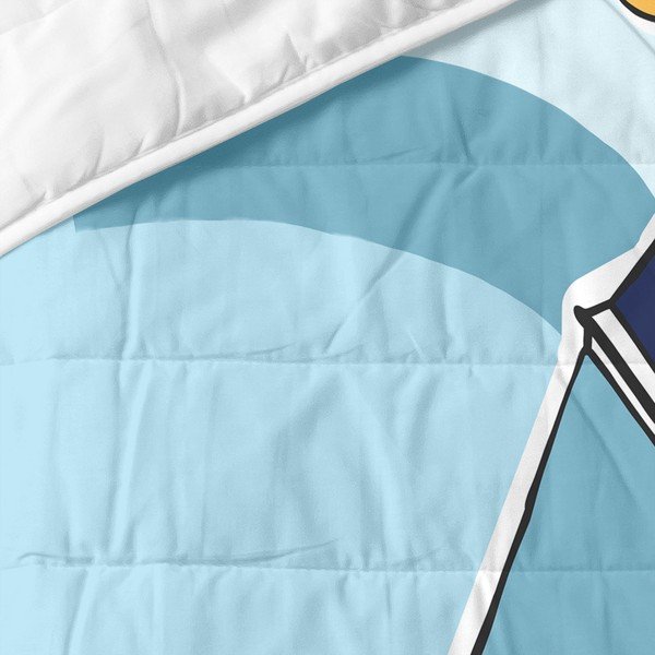 Kokvilnas bērnu gultas pārklājs 260x180 cm Navigateur – Mr. Fox-image-2