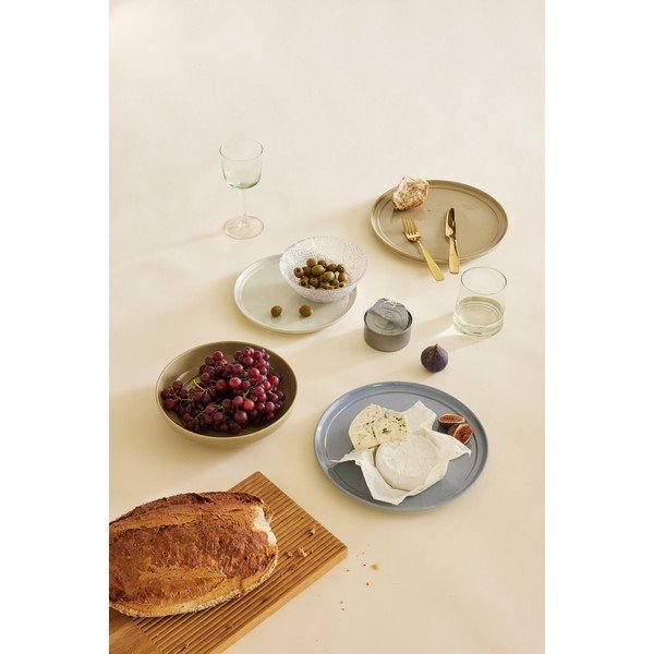 Krēmkrāsas deserta māla šķīvis ø 23 cm Amare – Hübsch-image-3