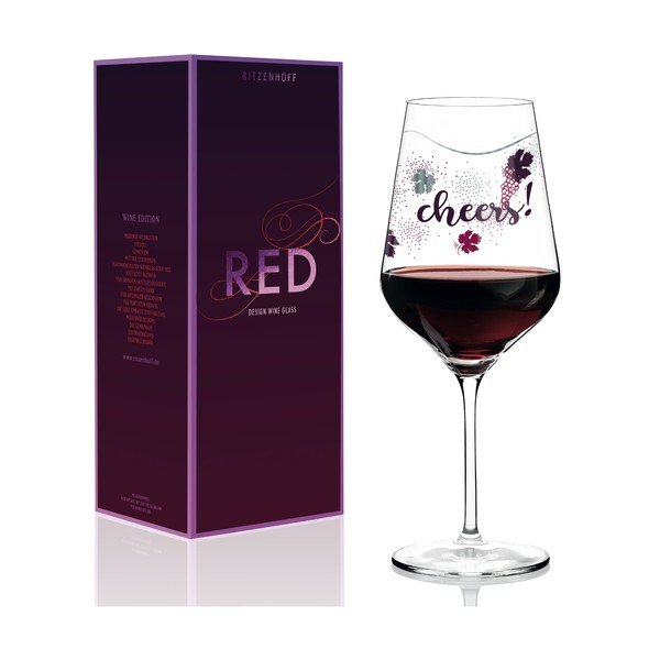 Sarkanā vīna glāze no kristāla stikla Ritzenhoff Lenka Kuhnertova, 580 ml-image-1