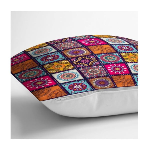 Spilvendrānas (4 gab.) 45x45 cm Mandala Tiles – Minimalist Cushion Covers-image-3