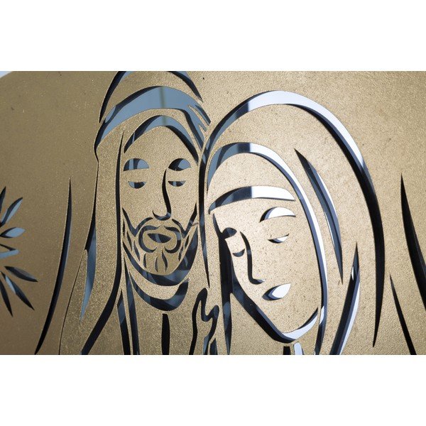 Sienas dekors zelta krāsā Mauro Ferretti Nativity-image-3